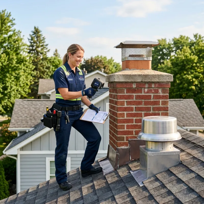 Technician inspecting a Glen Huntly roof cavity and ductwork for a dead bird